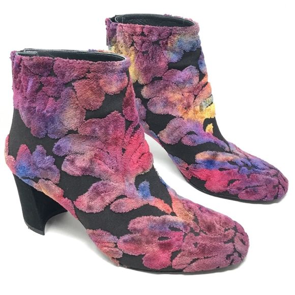 Stuart Weitzman Bacari Botanic Velvet Boots - Picture 2 of 9